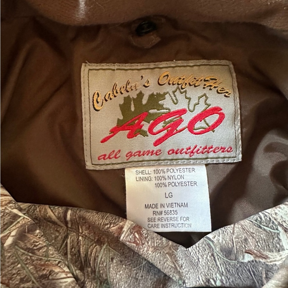 Cabela's Camouflage Performance Jacket With Red A… - image 2